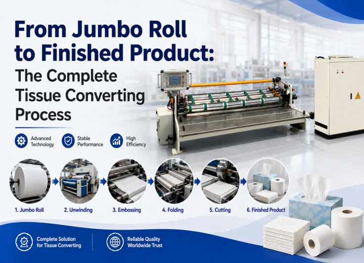 From Jumbo Roll to Finished Product: The Complete Tissue Converting Process
