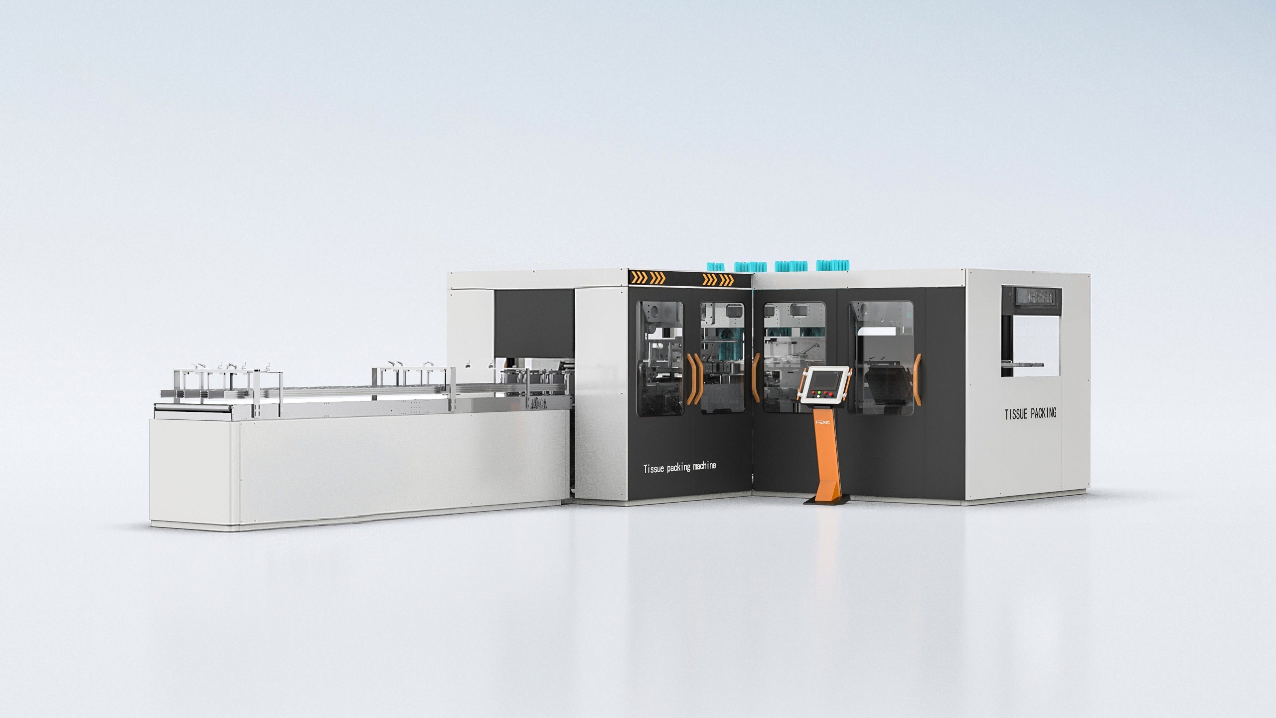 F-T6 FULL AUTOMATIC TOILET PAPER AND KITCHEN TOWEL ROLL WRAPPER