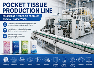 Pocket Tissue Production Line: Equipment Needed to Produce Travel Tissue Packs